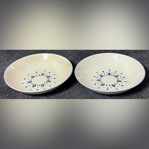 Vintage MCM 1960’s Marcrest Apine Swiss Chalet Vegetable Bowl 9 in. Set of 2.